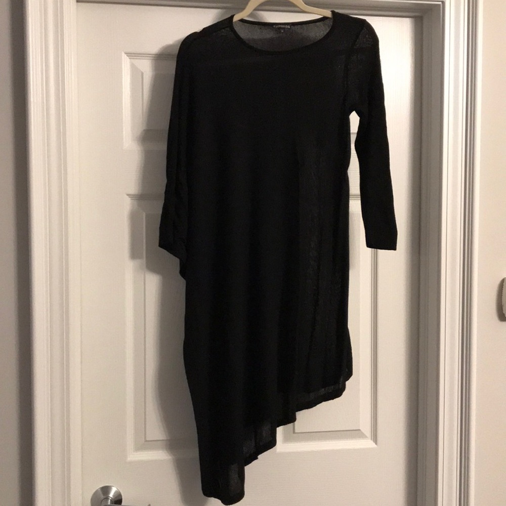 Express poncho/tunic with one sleeve
